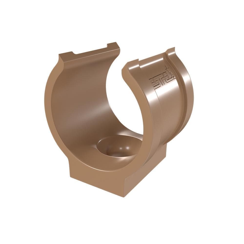 Abraçadeira De Impacto Cano Tubo 25Mm 3/4`` Marrom Estrela