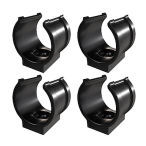 Kit 4 Abraçadeira Impacto Cano Tubo 25Mm 3/4`` Preta Estrela