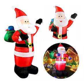 Papai Noel Inflável Decoração Natalina Bivolt 1.30 Metros