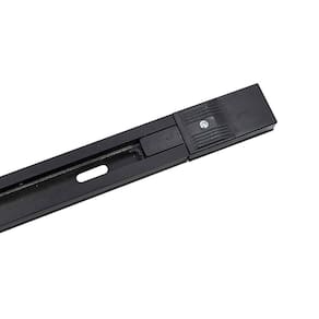 Trilho Eletrificado De Sobrepor Para Spot Nordecor Com 1,5 Metros Bivolt Preto 6253