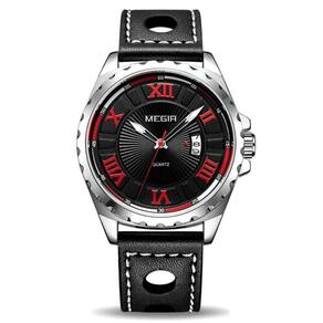 Relógio Masculino Esportivo De Pulso Casual De Quartzo Data Automatica Impermeavel Preto