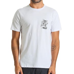 Camiseta Hurley Make SM25 Masculina Branco