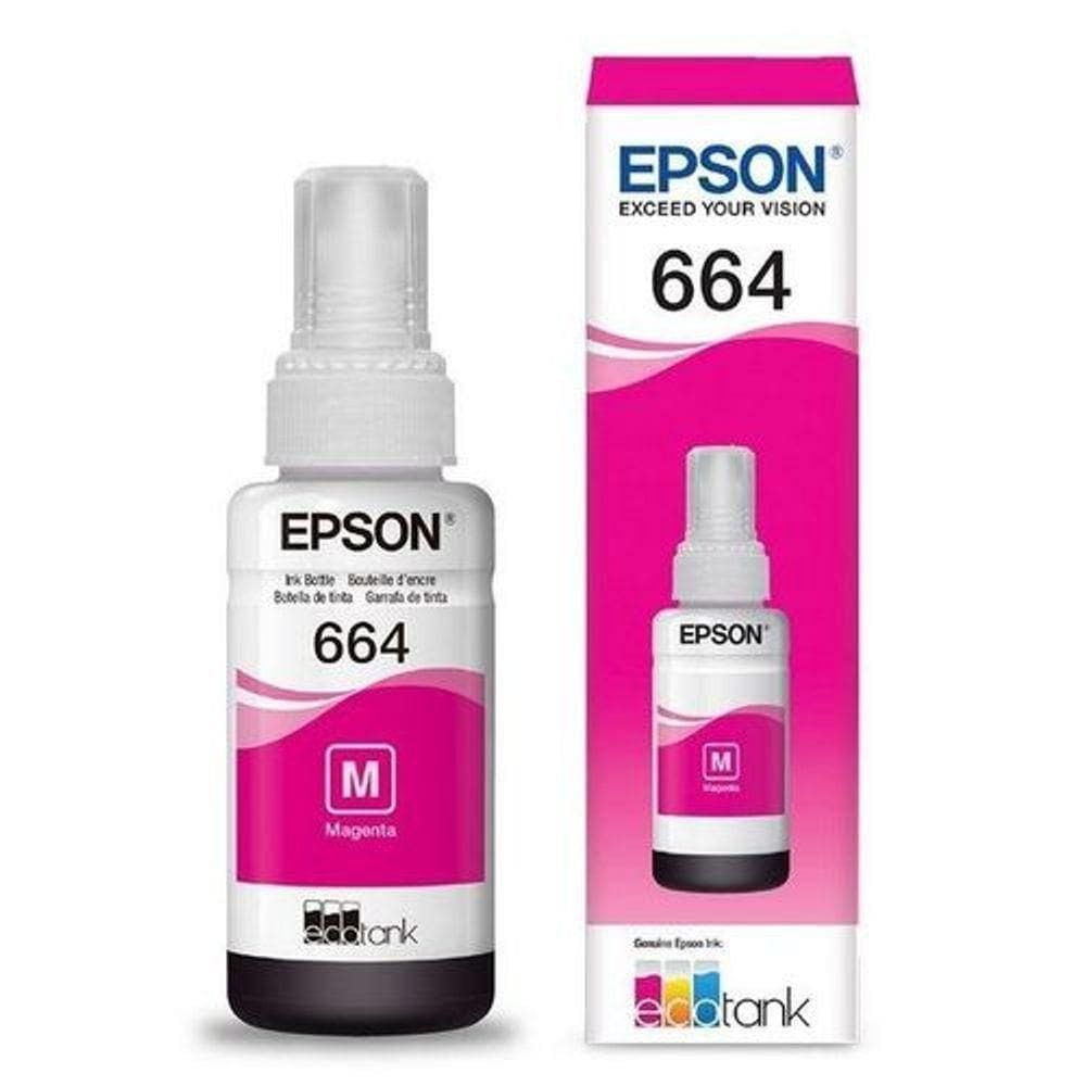 Refil Tinta Epson Vermelha T664320-al