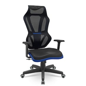 Cadeira para Escritório Vizon Dz Ajustaveis Azul