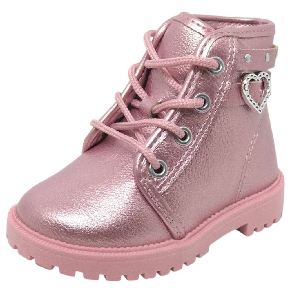 Bota Coturno Infantil Menina Conforto Moderna Molekinha