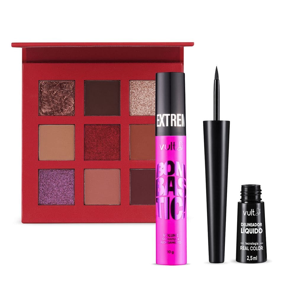 Kit Vult Make Foco no Olhar (3 Produtos)