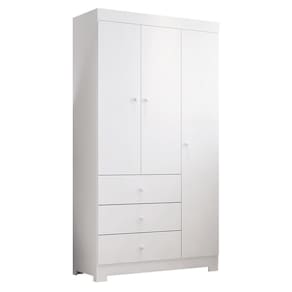 Guarda Roupa Infantil Duda 3 Portas e 3 Gavetas - Phoenix Baby