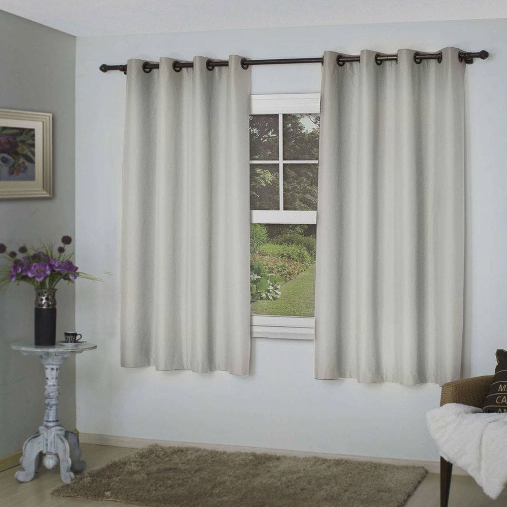 Cortina Blackout Tecido 100% Corta Luz Comfort 3,00m x 1,70m - Natural Bella Janela