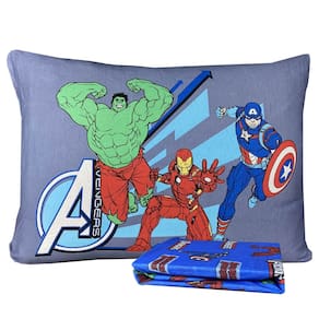 Jogo De Lençol Infantil Vingadores Avengers Solteiro 2 Peças Simples Portallar