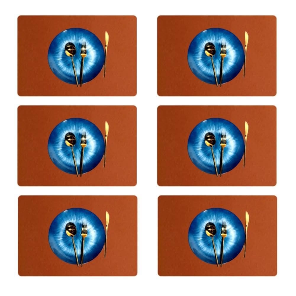 Jogo Americano Couro Premium 12 Unidades