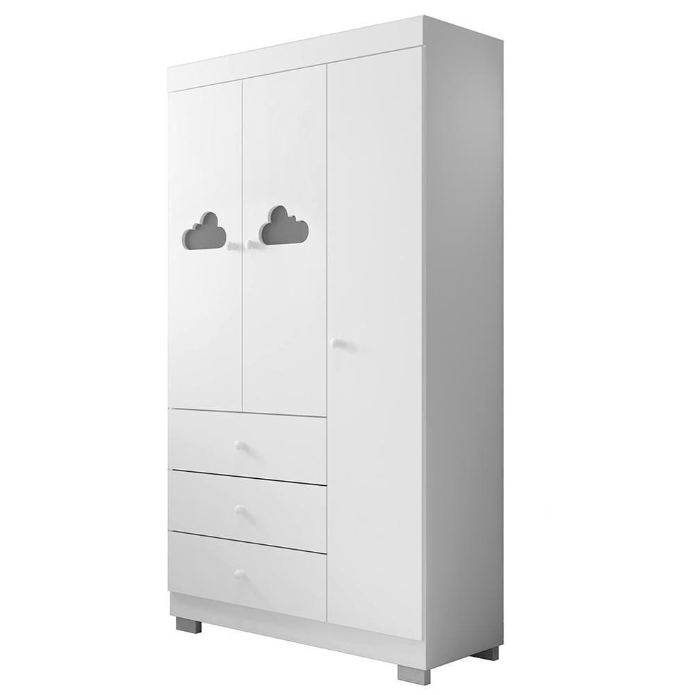 Guarda Roupa Infantil Ane 3 Portas e 3 Gavetas - Phoenix Baby