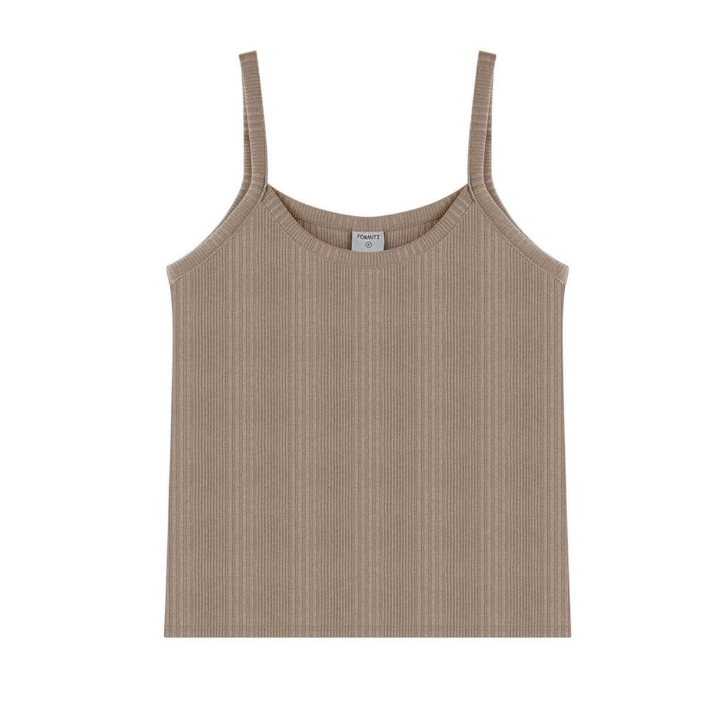 Blusa Feminina Alça Formitz Canelada