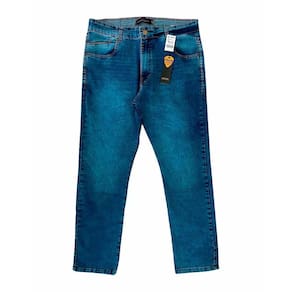 Calça Masculina Jeans Plus Size Confort Sky