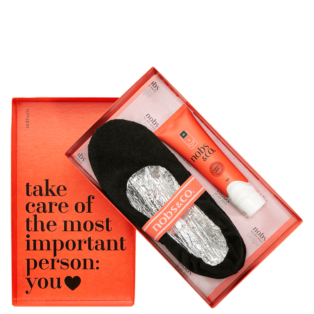Kit Nobs Hidra Therm Hidratação para os Pés 33/34 Preto (2 Produtos)