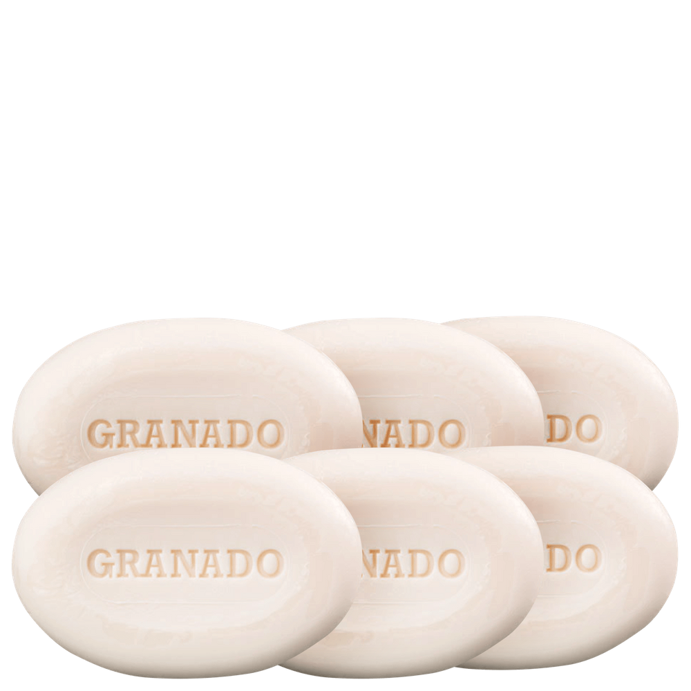 Kit Granado Bebê Dermocalmante Peles Sensíveis - Sabonete em Barra (6 Unidades)