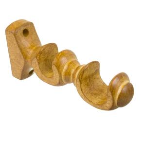 Kit Suporte Duplo 19/28mm Cerejeira Madeira Par