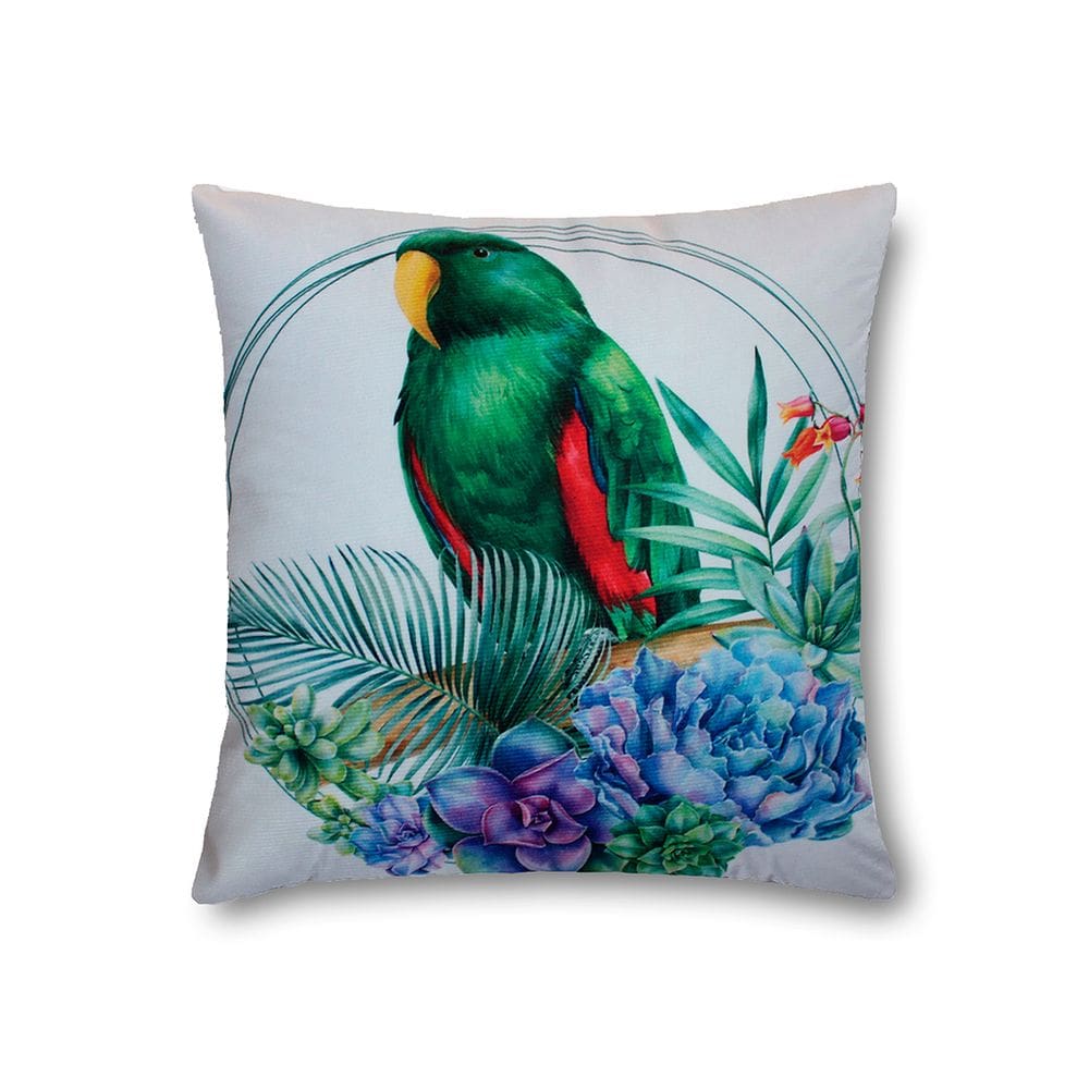 Capa de Almofada Suede Digital Aves