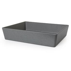 Travessa Buffet 1/2 Goumet Mix 65mm Cinza Stone