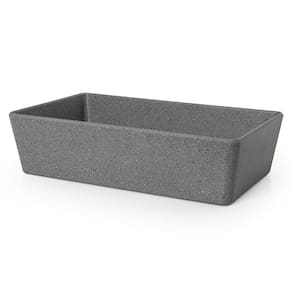 Travessa Buffet 1/4 Goumet Mix 65mm Cinza Stone