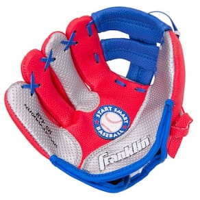 Luva de teeball Franklin Sports Air Tech 9,0 polegadas para a mão esquerda