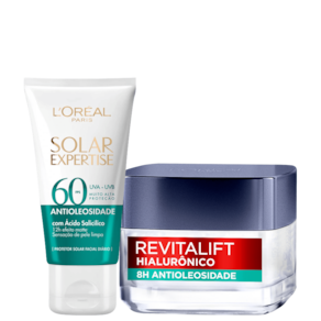 Kit L`Oréal Paris Solar Expertise Revitalift Hialurônico (2 Produtos)