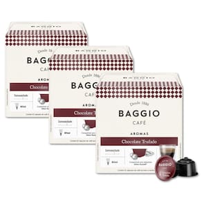 30 Cápsulas Café Baggio Aromas Chocolate Trufado Dolce Gusto