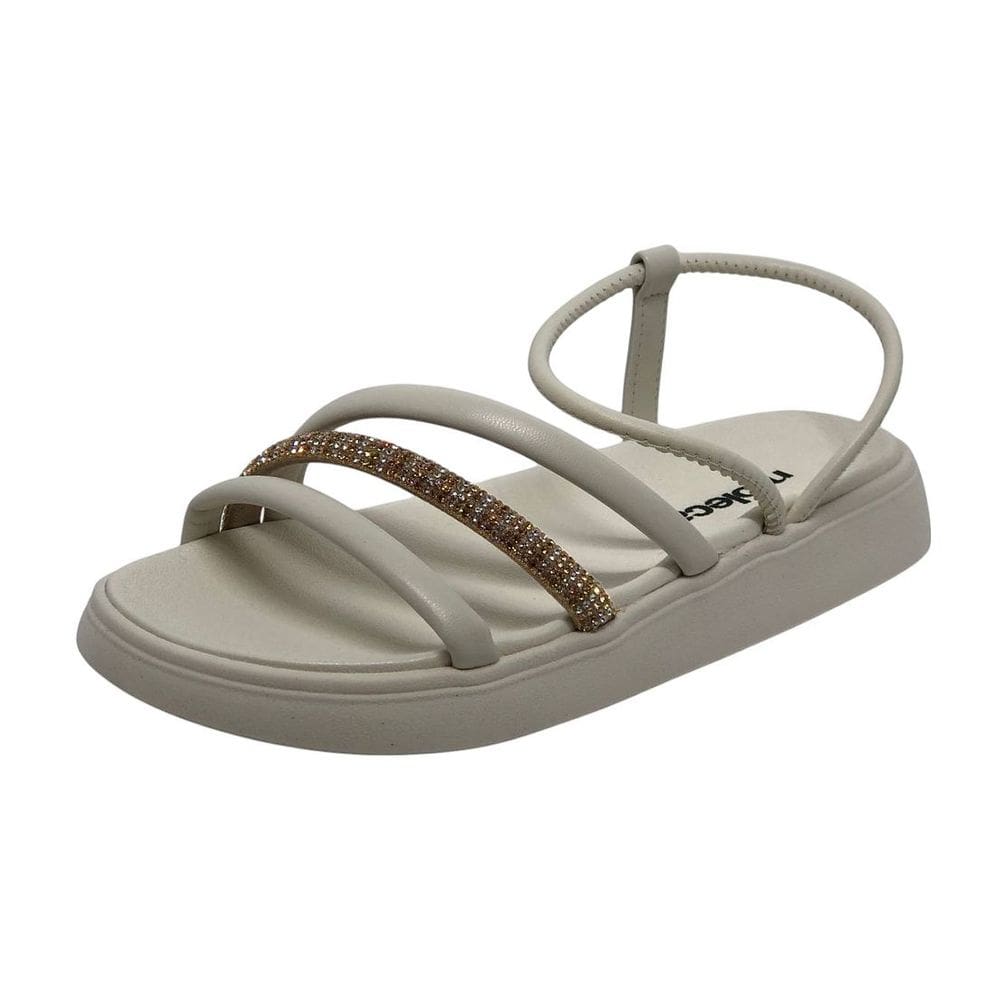 Sandalia Feminina Flatform Conforto Estilo Moleca 5469.120