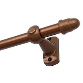 Kit Varão 1,00 Metro para Cortina 19mm. Ouro Velho