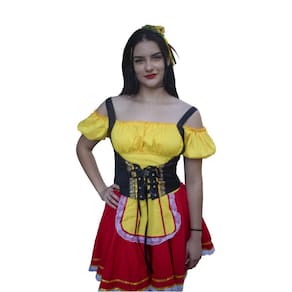 Fantasia Alemã Feminina Adulto