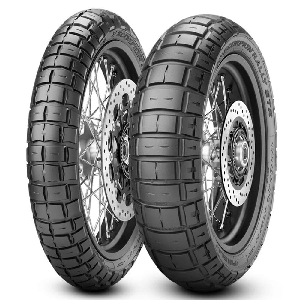 Par Pneu 150/70R-18 70V + 120/70R-19 Pirelli Scorpion Rally Str Tl 60V
