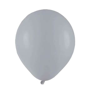Balão de Látex Cinza - 8 Polegadas - 50 Unidades