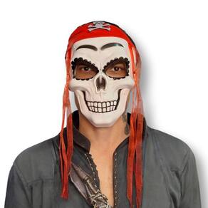 Máscara Caveira Pirata Cosplay Halloween