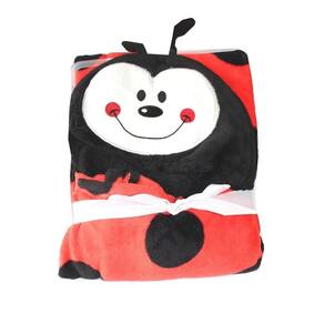 Manta Baby Microfibra Capuz Bichinho Jolitex 75x100cm