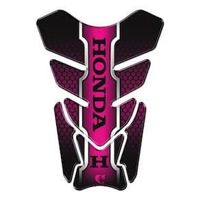 Adesivo Resinado Protetor De Tanque Moto Honda Universal Pink Cor Rosa