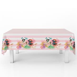 Toalha de Papel Princesas Disney 120cm x 220cm - 1 Unidade
