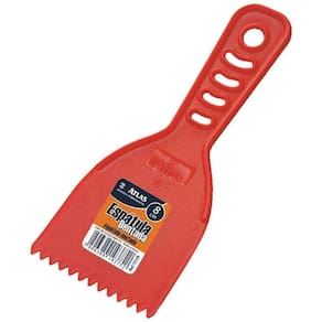 Espátula Atlas Plástica Dentada 08cm 151-8 Com 12 Peças - Atlas