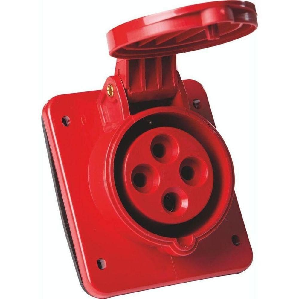 Tomada De Embutir Industrial 3p+t 16 A 380-415 Vca 6 H - Tramontina