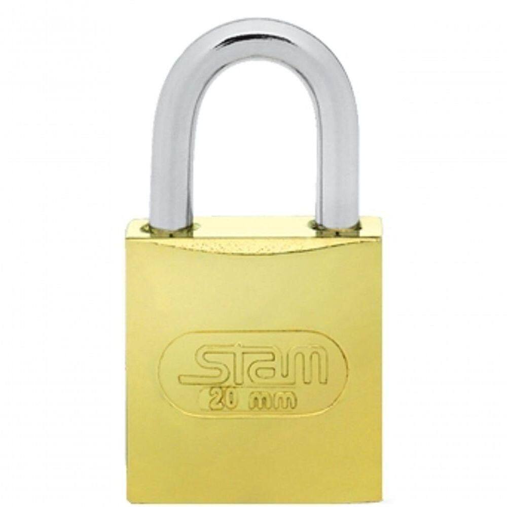 Cadeado Latonado 20mm - Stam