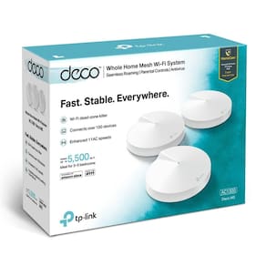 Kit 3 Roteador Wifi Tp-link Rede Mesh Ac1300 Mbps Deco-m5