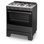 Fogão Esmaltec Ideal SUPER 5 Bocas Preto com Acendimento Automático