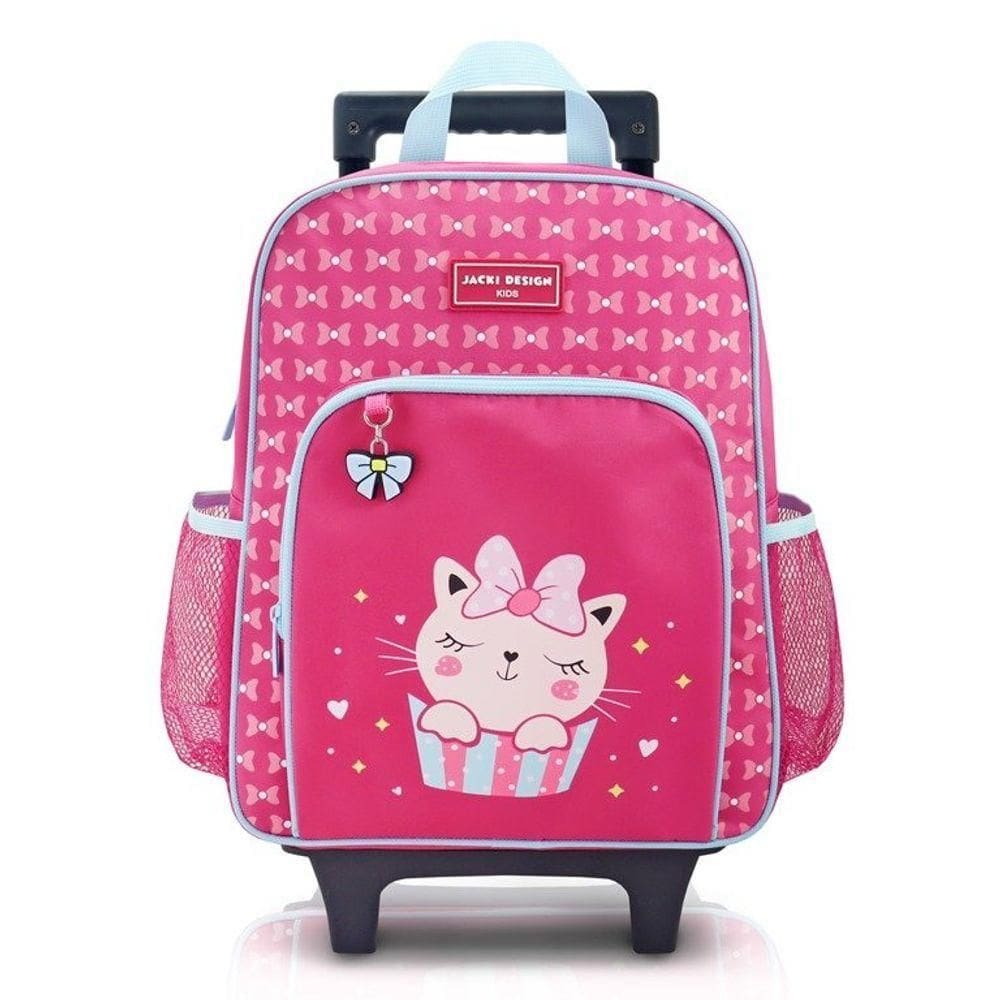 Mochila Com Rodinhas - Pimpolhos Pink
