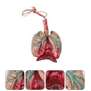Pulmão com Sangue Decoração Assustadora Halloween