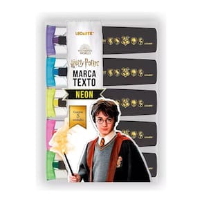 Kit Marca Texto Harry Potter 94148 5 Cores Neon - Leo&Leo