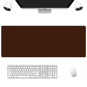 Deskpad Couro Gamer Escritório Mesa Decoração120X40