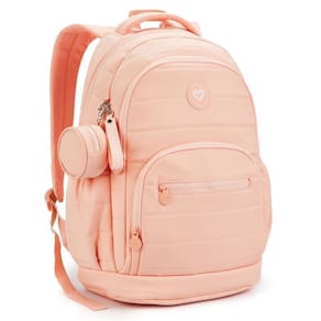 Mochila De Costas 19 Laptop Feminina Escolar Passeio