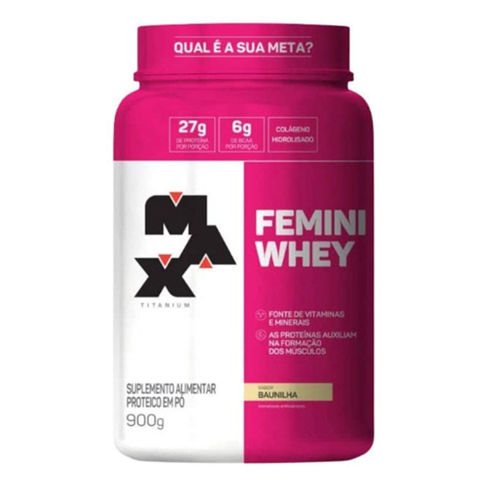 Proteína Feminina Femini Whey (900g) - Max Titanium