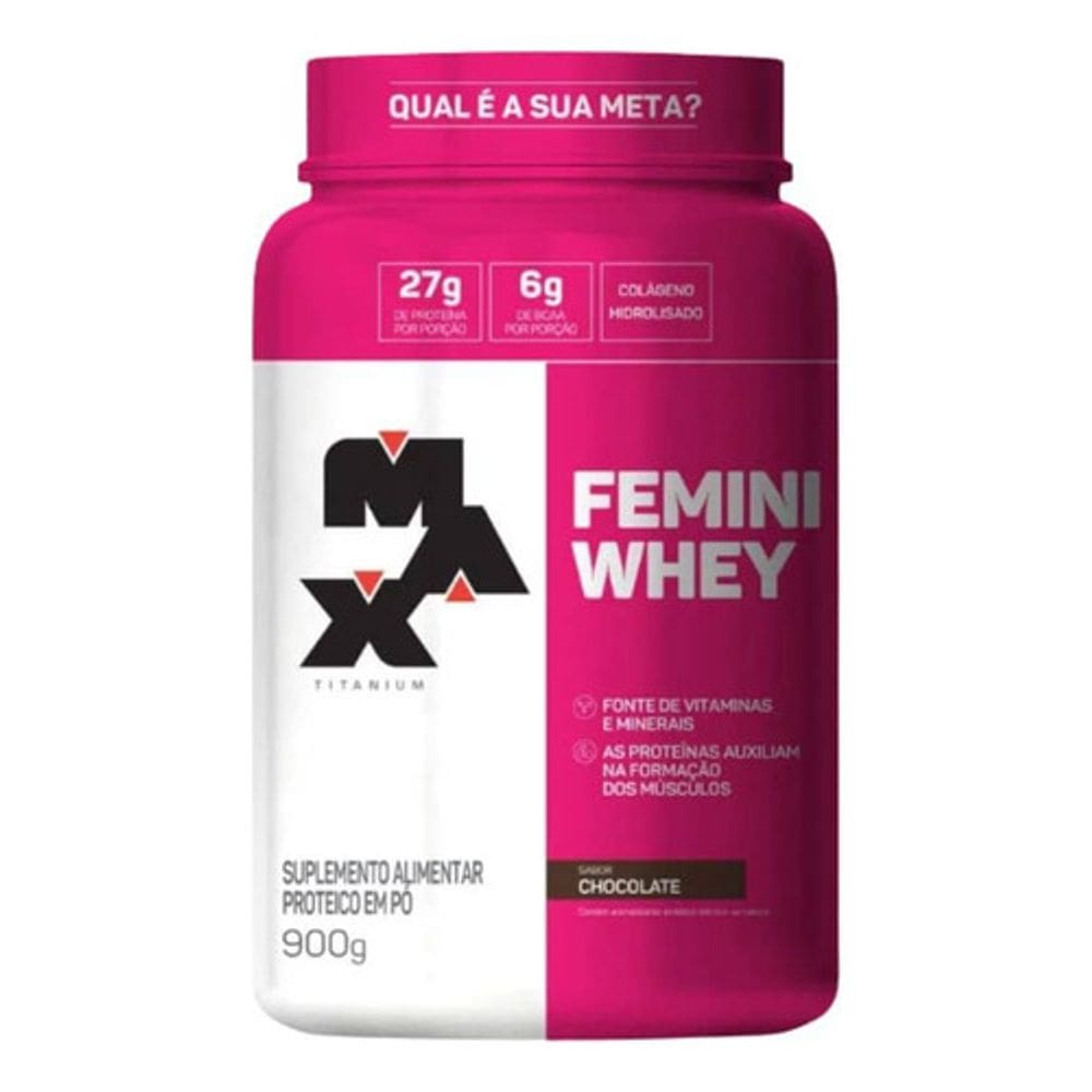 Proteína Feminina Femini Whey (900g) - Max Titanium
