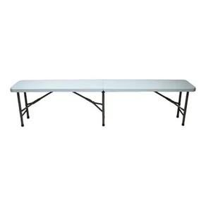 Banco Dobrável Picnic Robust Bench Com Alça Lateral Branco