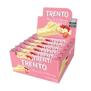 Chocolate Wafer Trento Chesecake de Morango - 464g