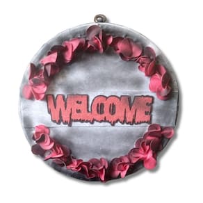 Guirlanda Halloween Welcome Enfeite de Porta - 1 Unidade
